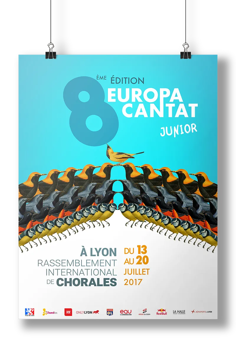 affiche europa cantat junior 8e edition