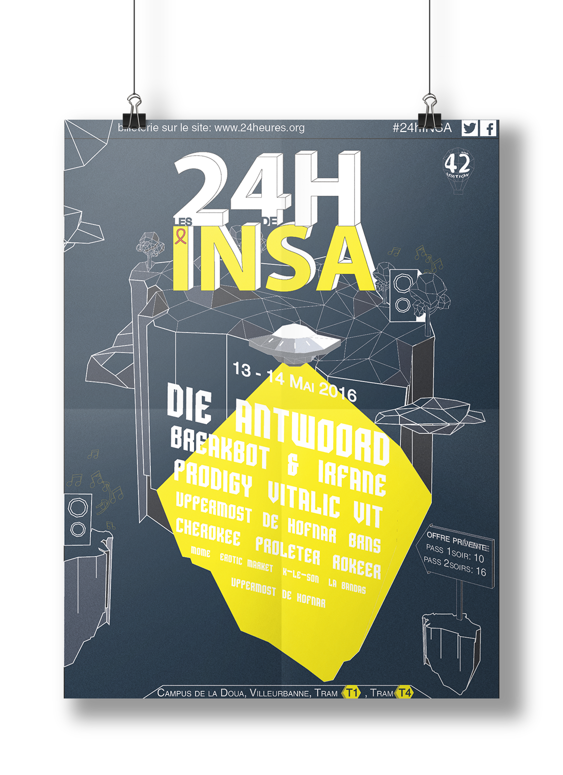 Affiche Festival Les 24h de l'INSA