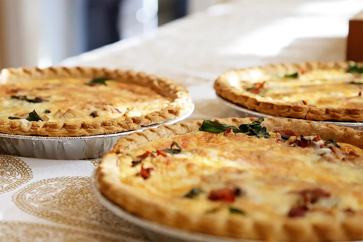 quiche aux poireaux